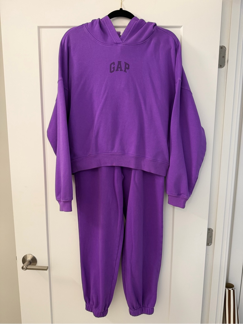 GAP Purple Sweatshirt & Pants Set